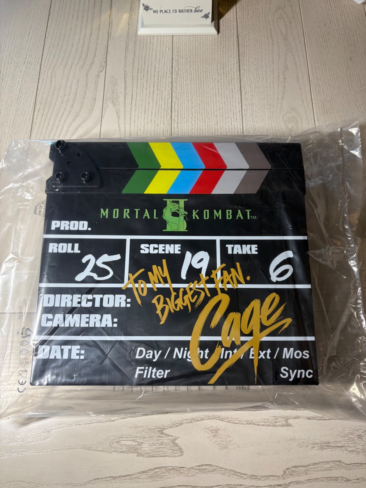 Mortal Kombat II Clapper Popcorn Bucket Johnny Cage 2026 fatality scorpion 📦NOW