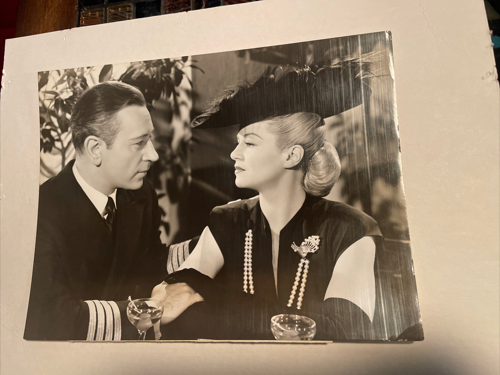 Claire Trevor & George Raft 1940’s RKO Radio Issued Movie Photo 7 x 9 #16