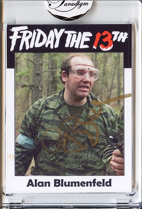 -FRIDAY THE 13th- Blumenfeld Signed/Autograph/Auto Certified Horror Movie Card