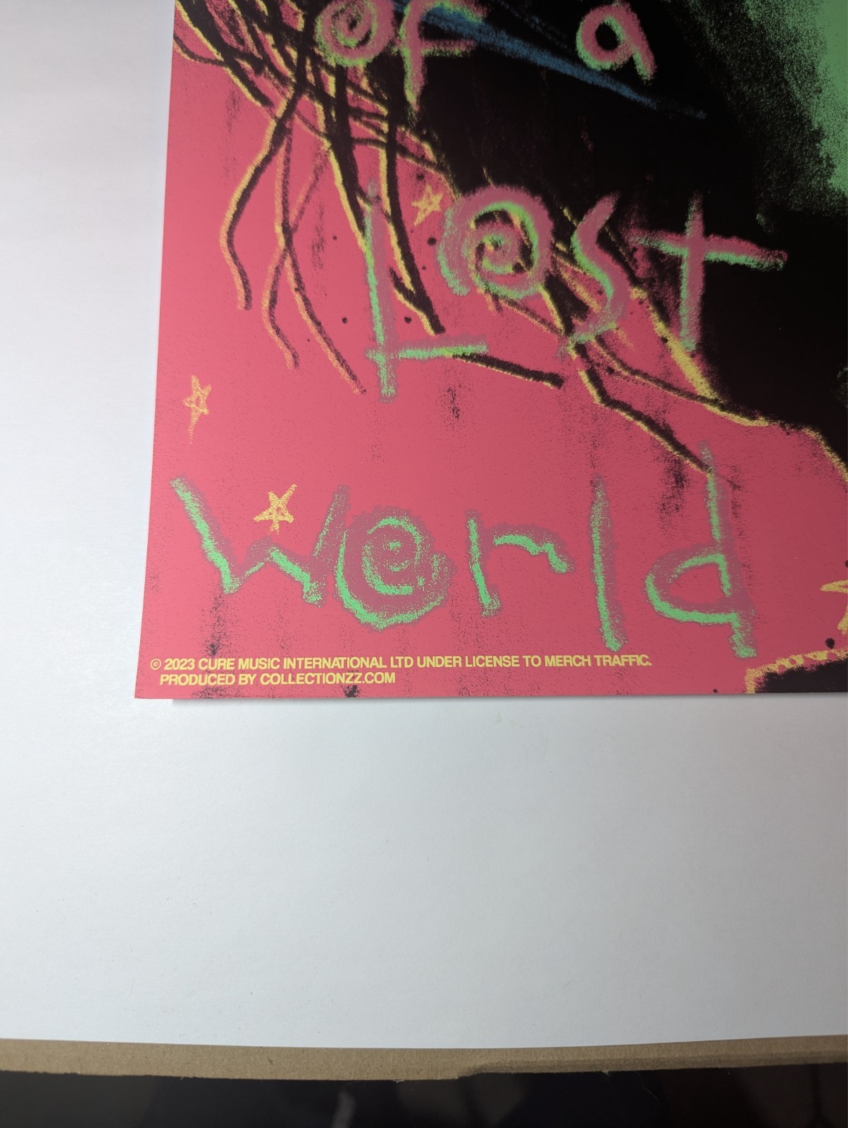 THE CURE LOST WORLD TOUR POSTER – 6/14/23 TORONTO #992/2750 MATT RYAN TOBIN ART