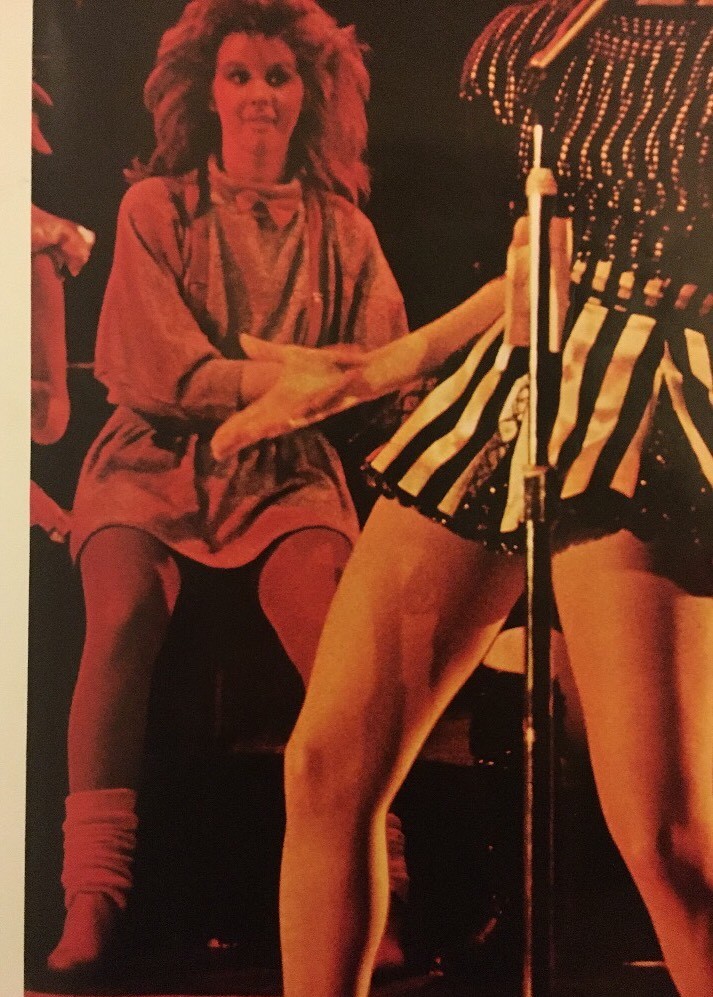 Original Vintage Poster Toni Basil Pace 1982 Holmes McDougall Music pin-up 1980s