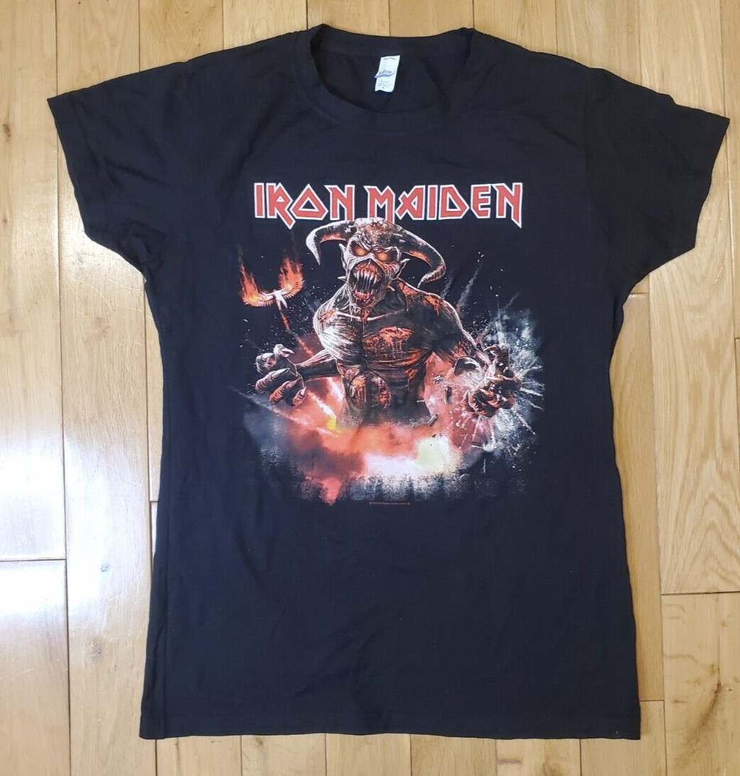 IRON MAIDEN 2018-19 Legacy of the Beast World Tour Concert T-Shirt Women XL