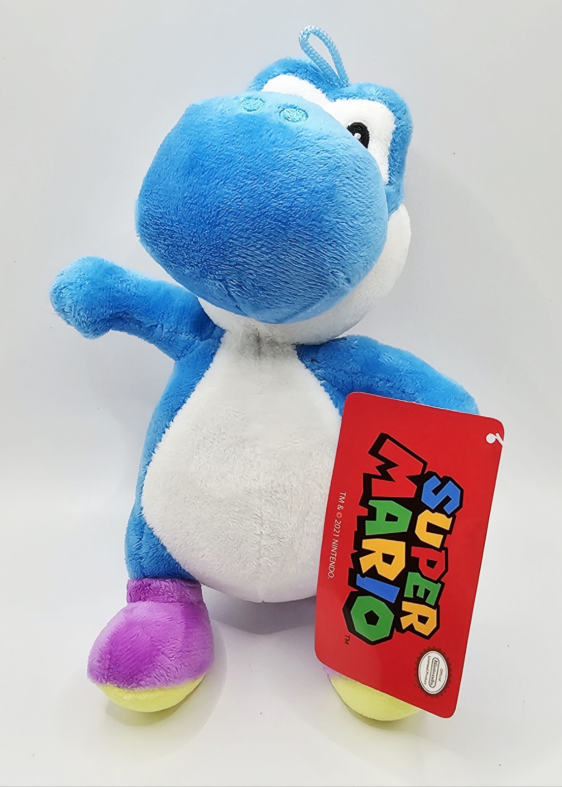 New w/Tags Super Mario Blue Yoshi Plush Nintendo 9.5″ 2021 – Fast Shipping