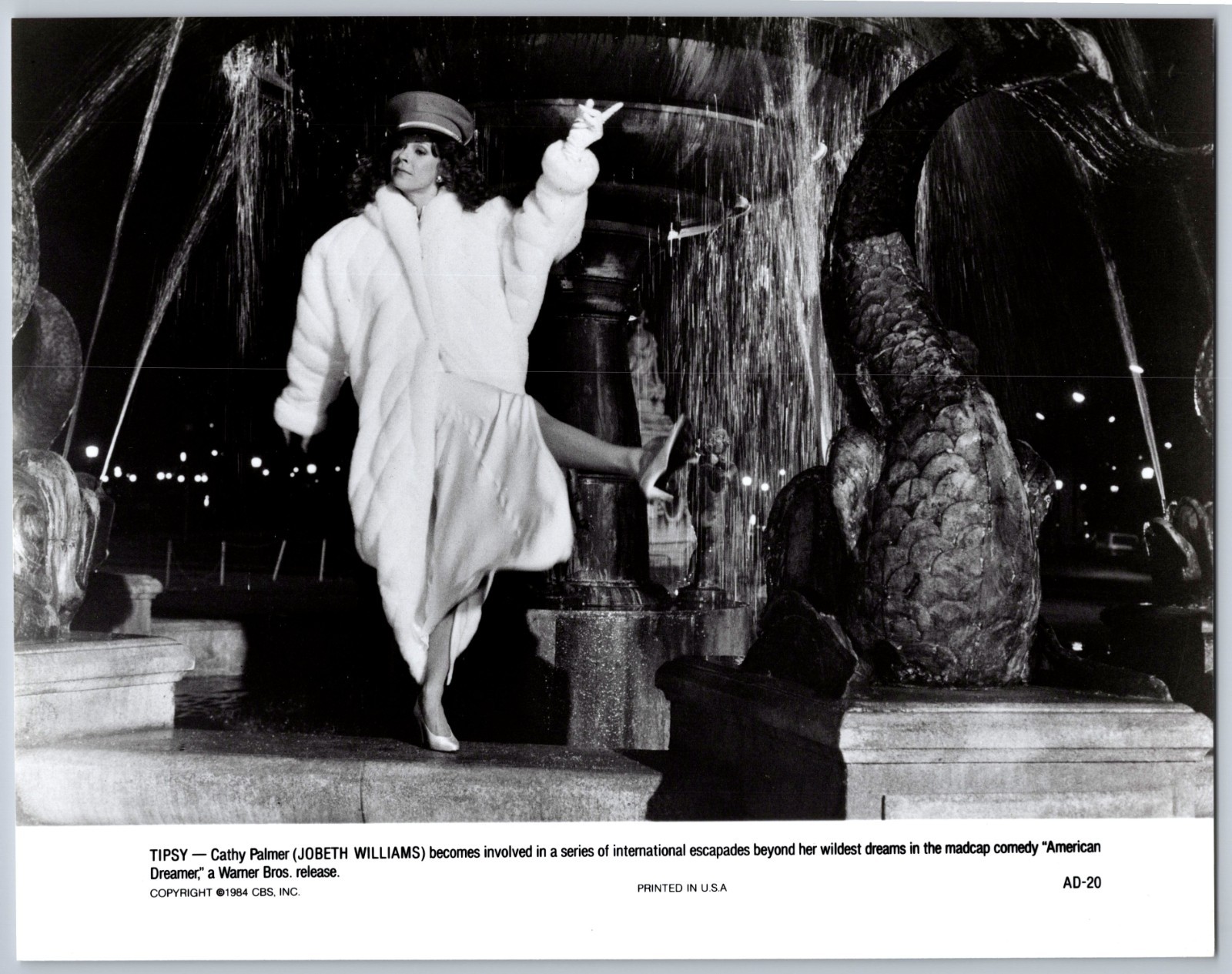 1984 American Dreamer Lobby Card with Jobeth Williams – A Warner Brothers Film
