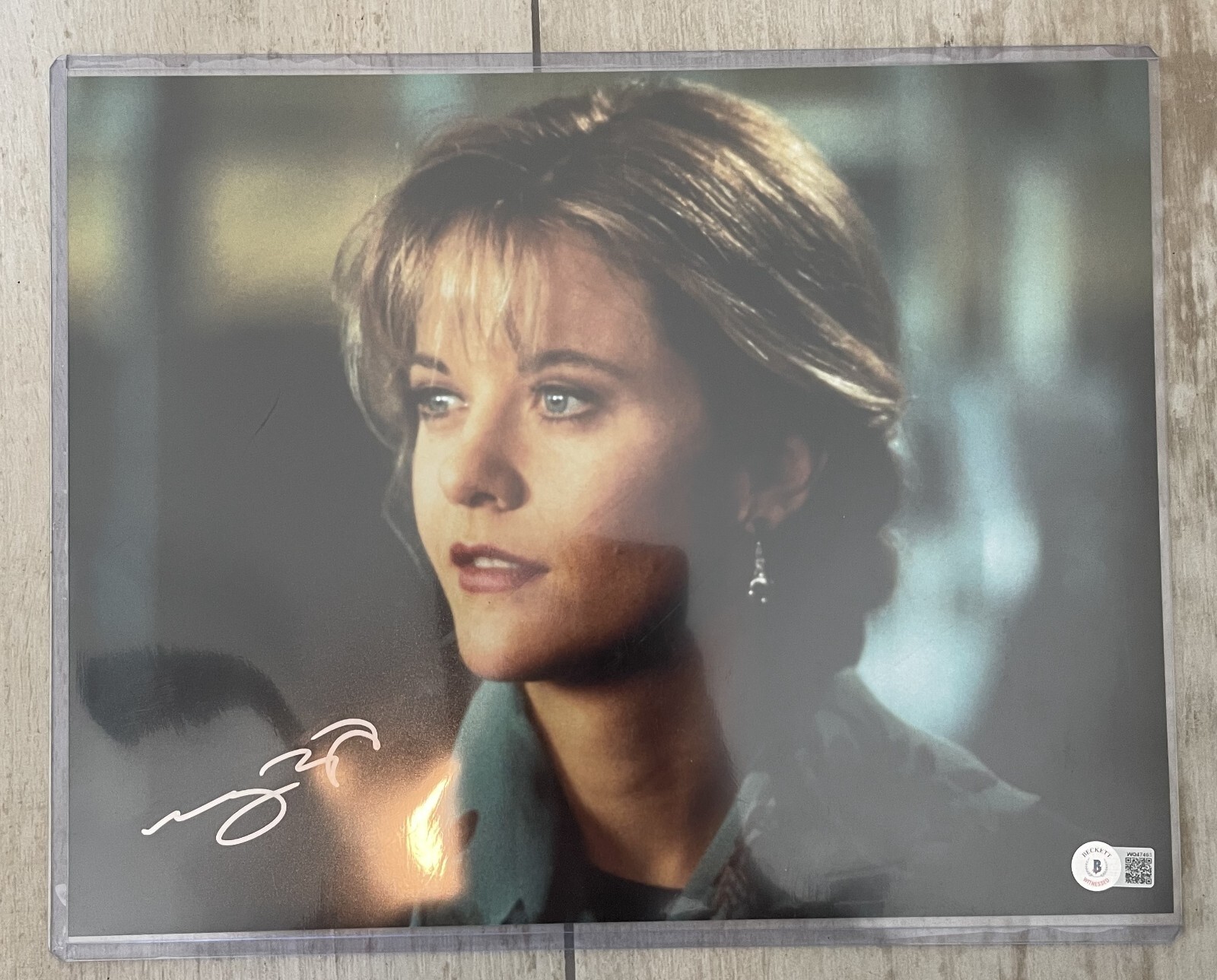 MEG RYAN Autographed Signed Color 11×14 w/Beckett COA