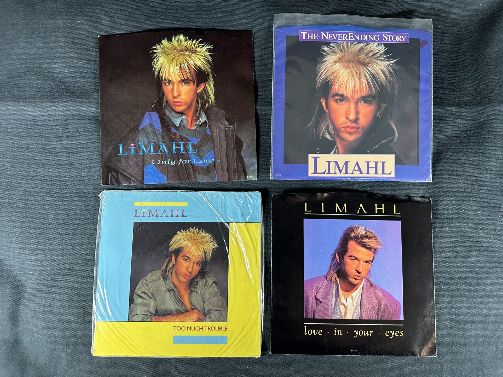 1980’s 45s Limahl Never Ending Story Only for Love Too Much Trouble