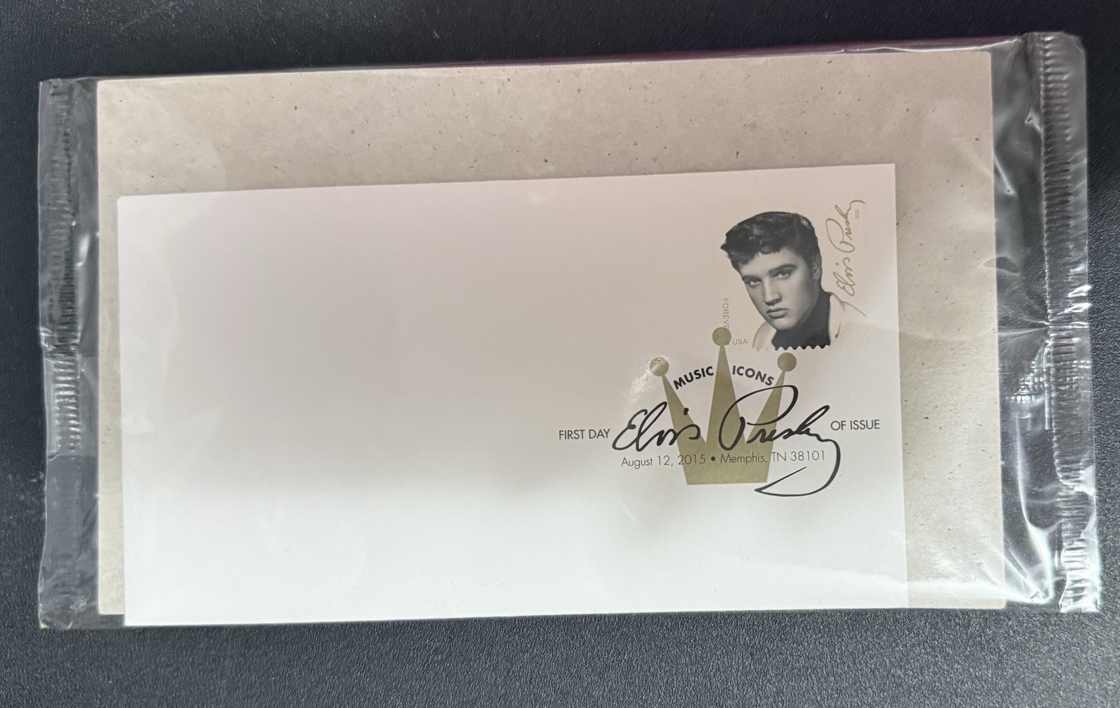 ELVIS PRESLEY 2015 US Postage Stamp 1st Day of Issue Commemorative Envelope