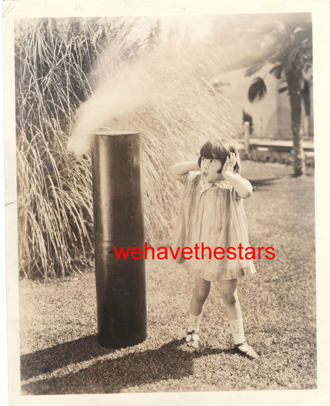 VINTAGE Baby Peggy CHILD STAR 20s FOURTH OF JULY DBW Publicity Portrait