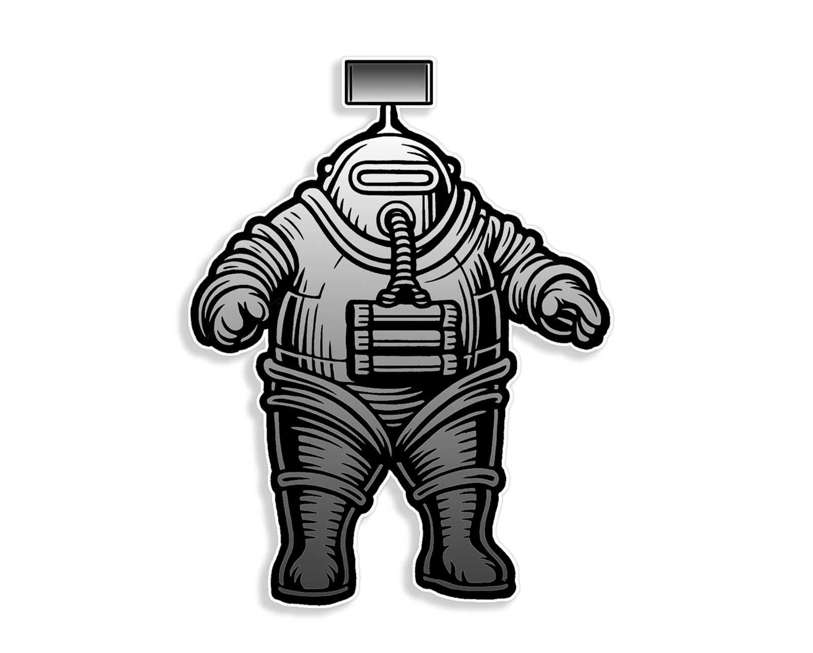 Twilight Zone Fan The Invaders Robot Alien Life Sci-fi Vinyl Decal Sticker
