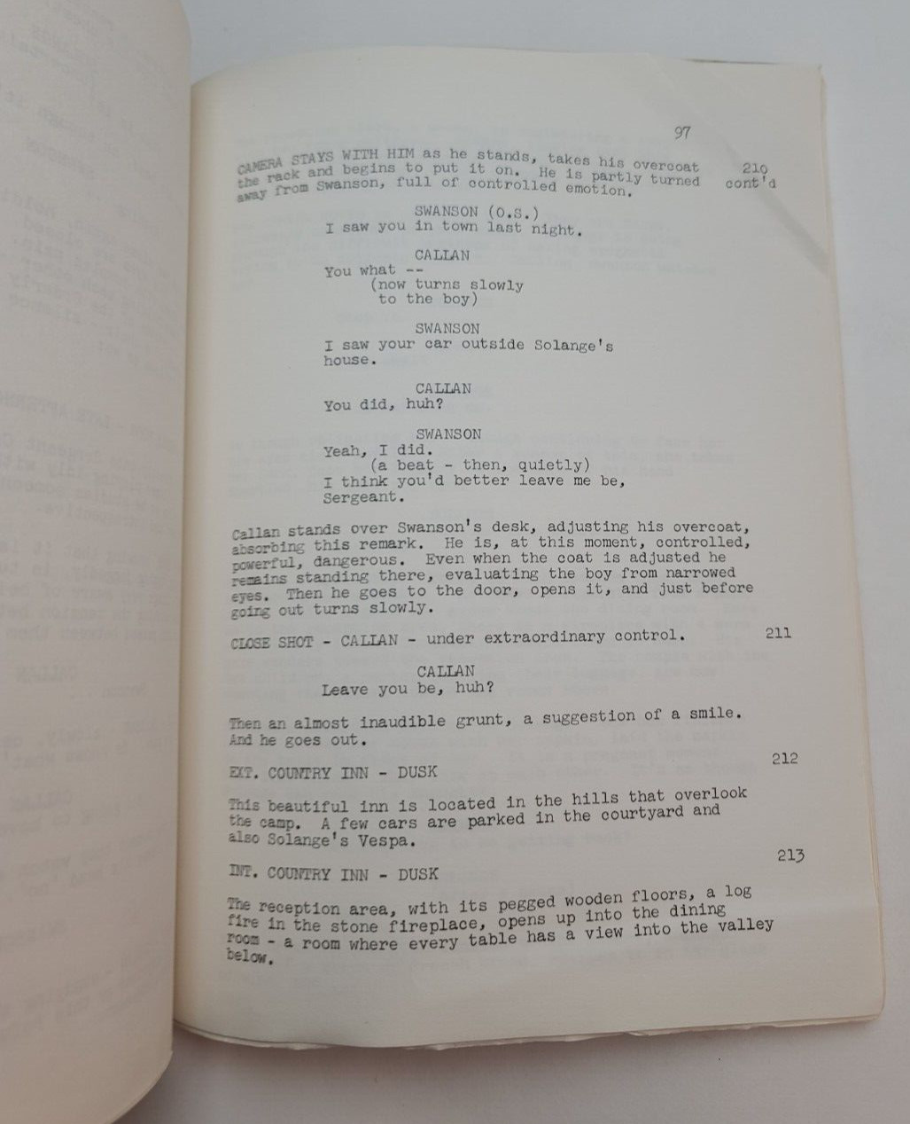 THE SERGEANT / Dennis Murphy 1967 Screenplay, Rod Steiger drama
