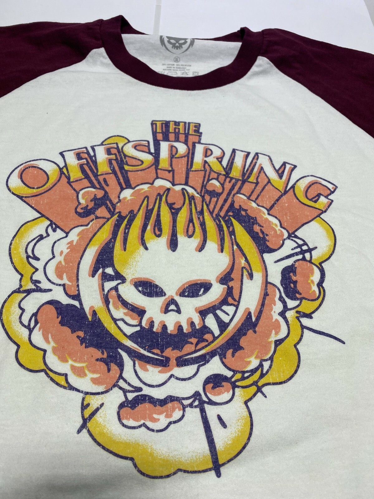 OFFSPRING BASEBALL TEE t-shirt limited edition OFFICIAL MERCHANDISE new!!
