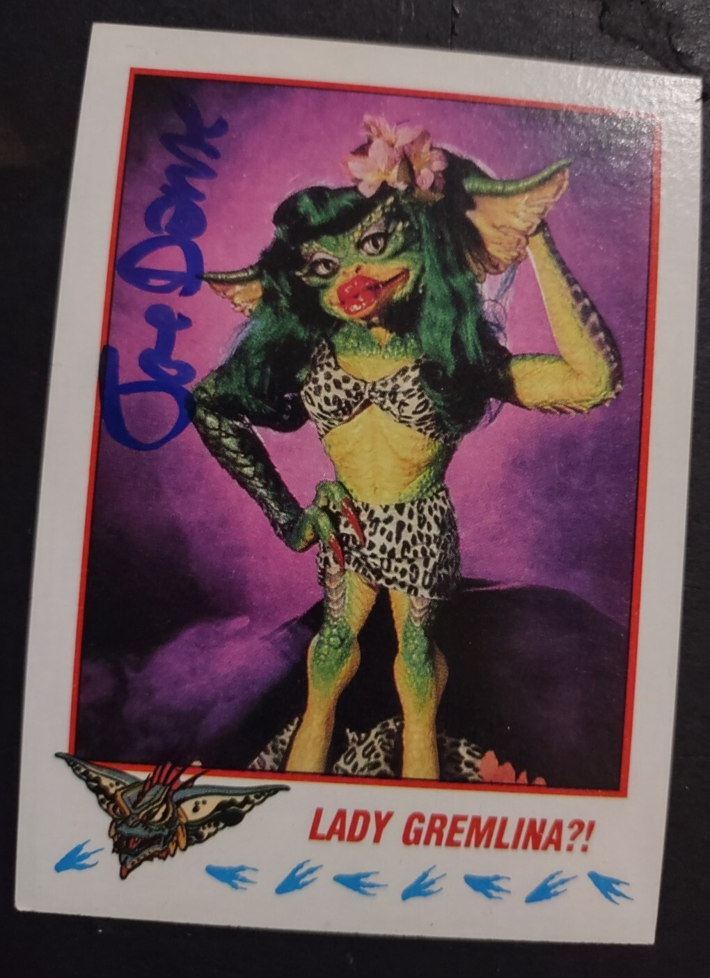 JOE DANTE DIRECTOR ICONIC GREMLINS 2 THE NEW BATCH SIGNED AUTOGRAPH TRADING CARD