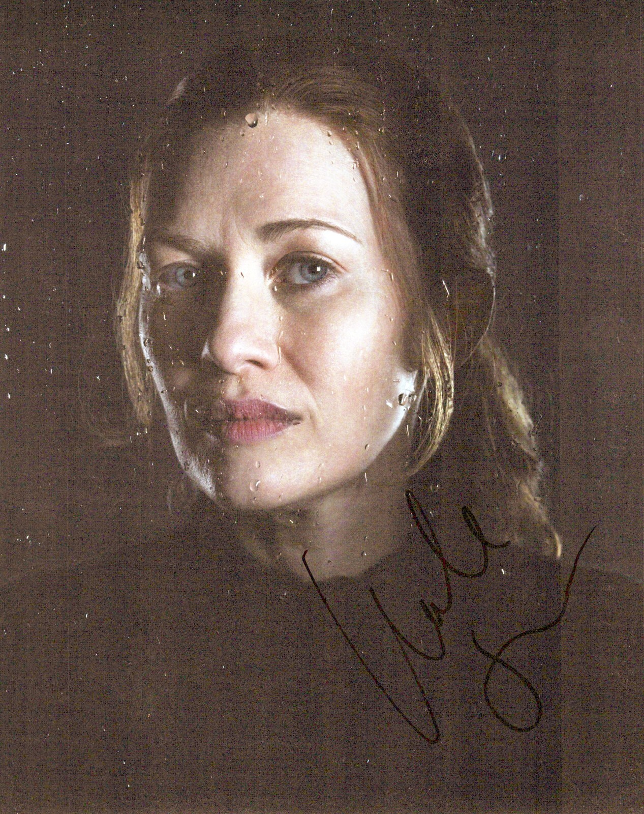 Mireille Enos The Killing W/Coa autographed photo signed 8X10 #2 Sarah Linden