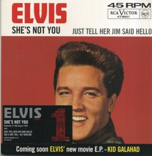 SEALED elvis presley ltd ed cd single numbered She’s Not You