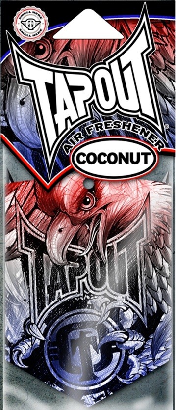 TAPOUT – AIR FRESHENER – COCONUT – Eagle Logo – WWE- Licensed New