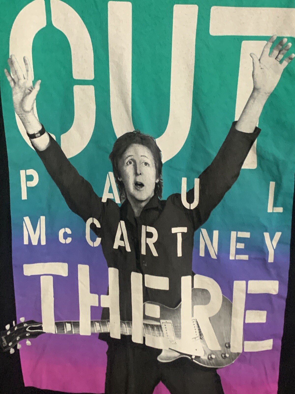Paul mccartney t shirt small adult unisex short sleeve pre owned