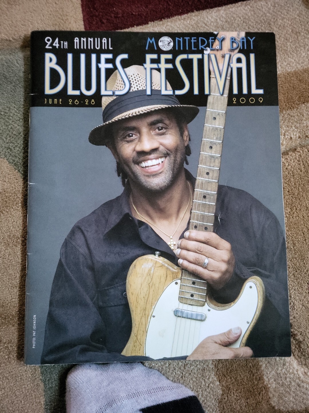 24th ANNUAL MONTEREY BAY BLUES FESTIVAL PROGRAM 2009 Kenny Neal Clarence Carter