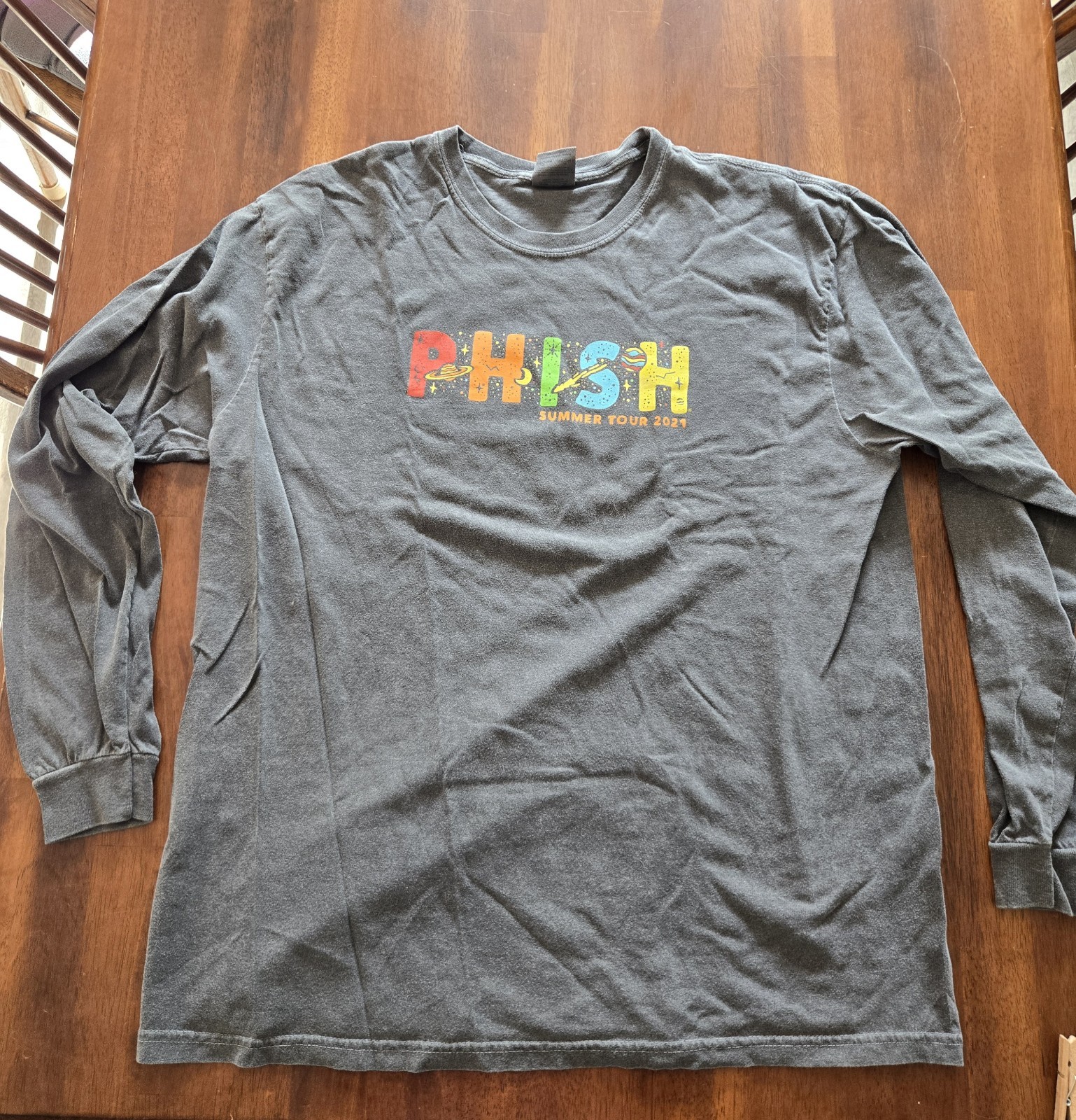 Phish Summer 2021 Tour Shirt XL Long Sleeve Official Dry Goods Not Pollock