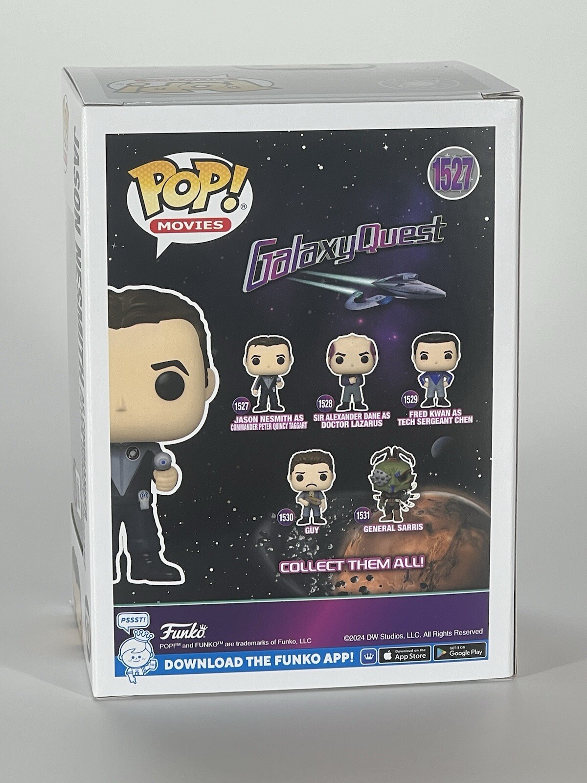 Tim Allen Signed Autograph Jason Nesmith Funko Pop Galaxy Quest 1527 Beckett COA