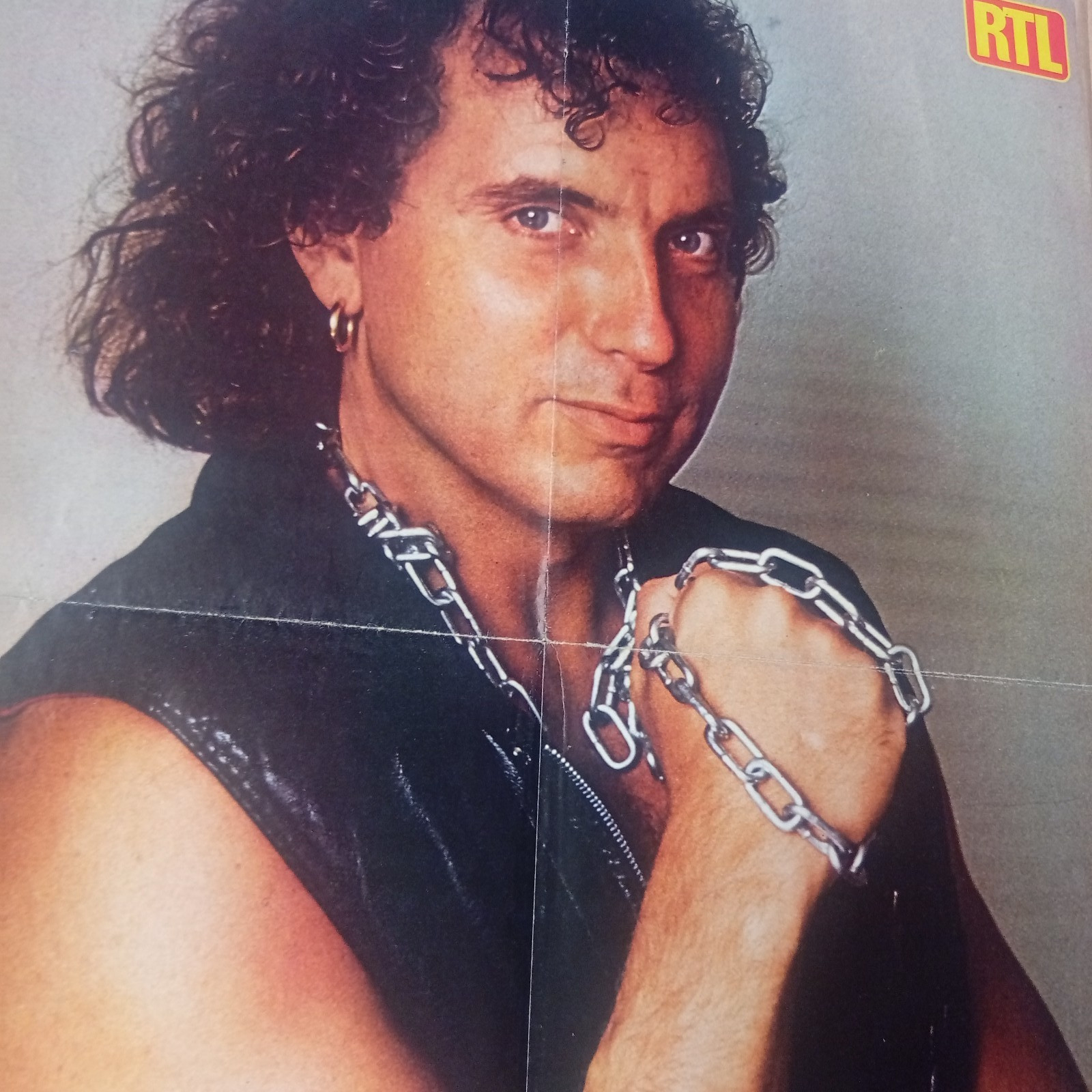 Vintage Poster Bernard Lavilliers Michel Berger Collectible Original Rare 17×26