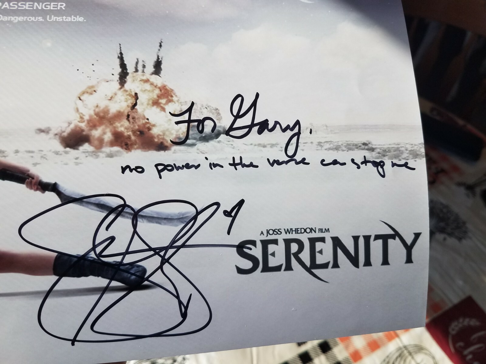 Sexy SUMMER GLAU Signed Autographed SERENITY FIREFLY 8×10 No Power in the Verse