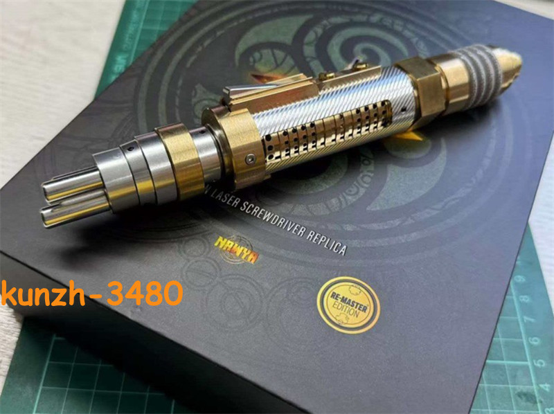 Doctor Who Master Metal Sonic Screwdriver Replica LED Prop Scalable Hand Lamp