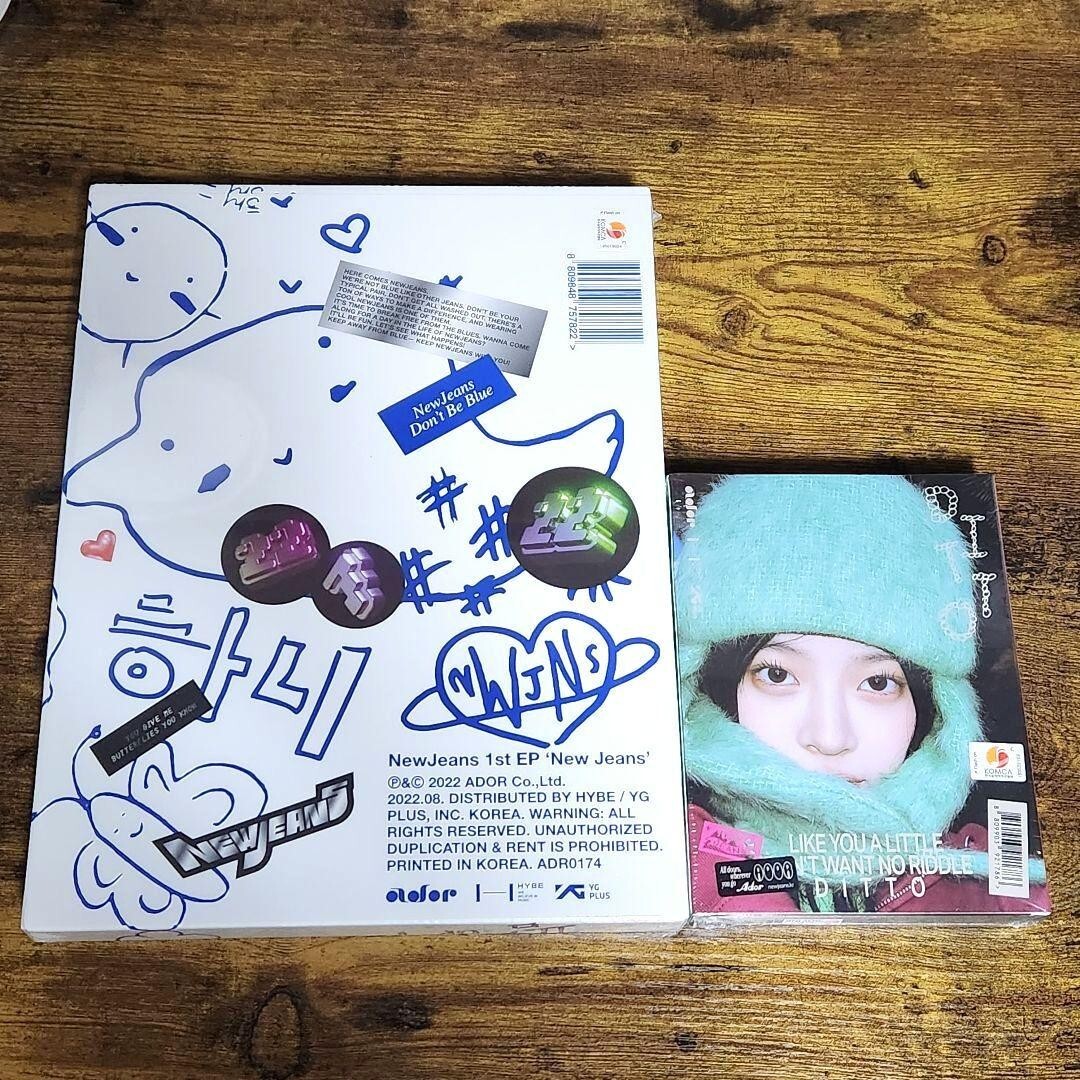 NewJeans Hanni Version Official 1st EP CD Bluebook & OMG Alubm/+Gift+Tracking