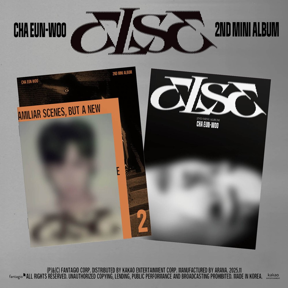 CHA EUN-WOO ELSE 2nd Mini Album Random CD+Photobook+Photocard+Etc+Tracking Num