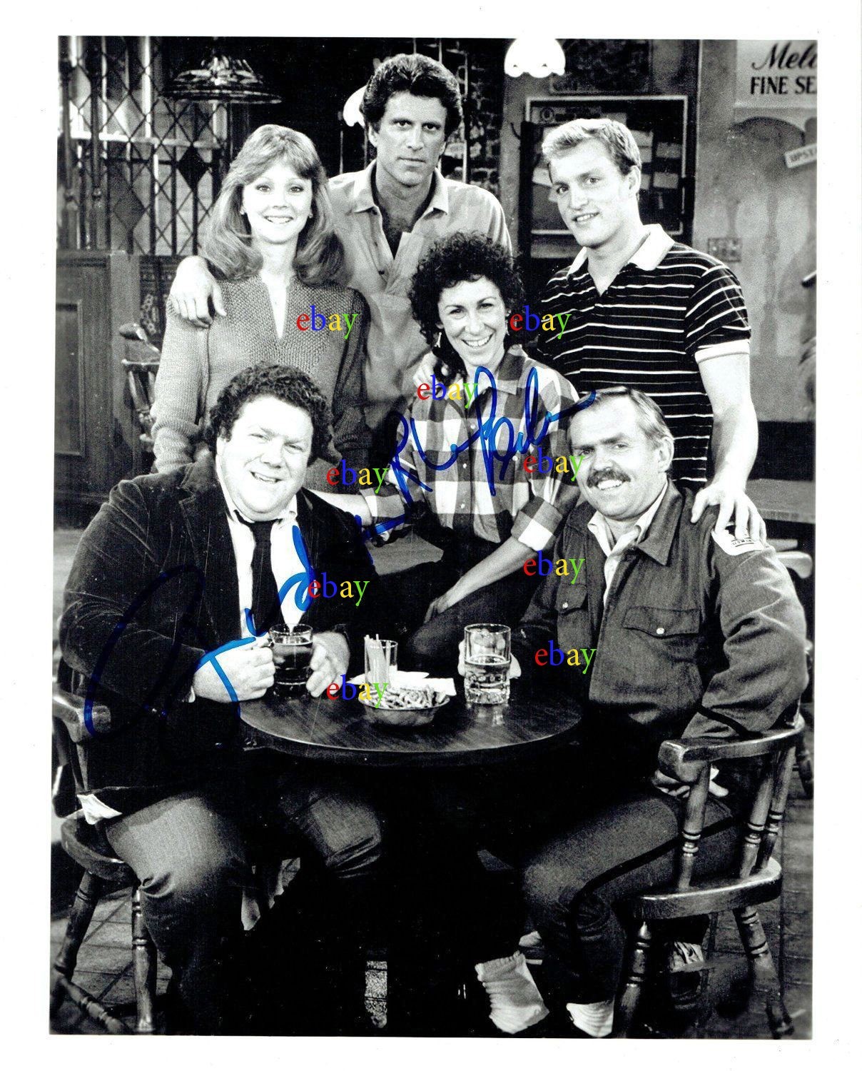 George Wendt & Rhea Perlman Cheers Autographed Signed 8×10 Photo Reprint
