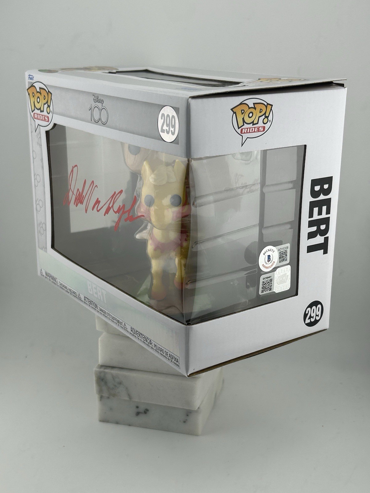 Dick Van Dyke autographed signed Funko Pop 299 Bert Marry Poppins Dual Cert Oran