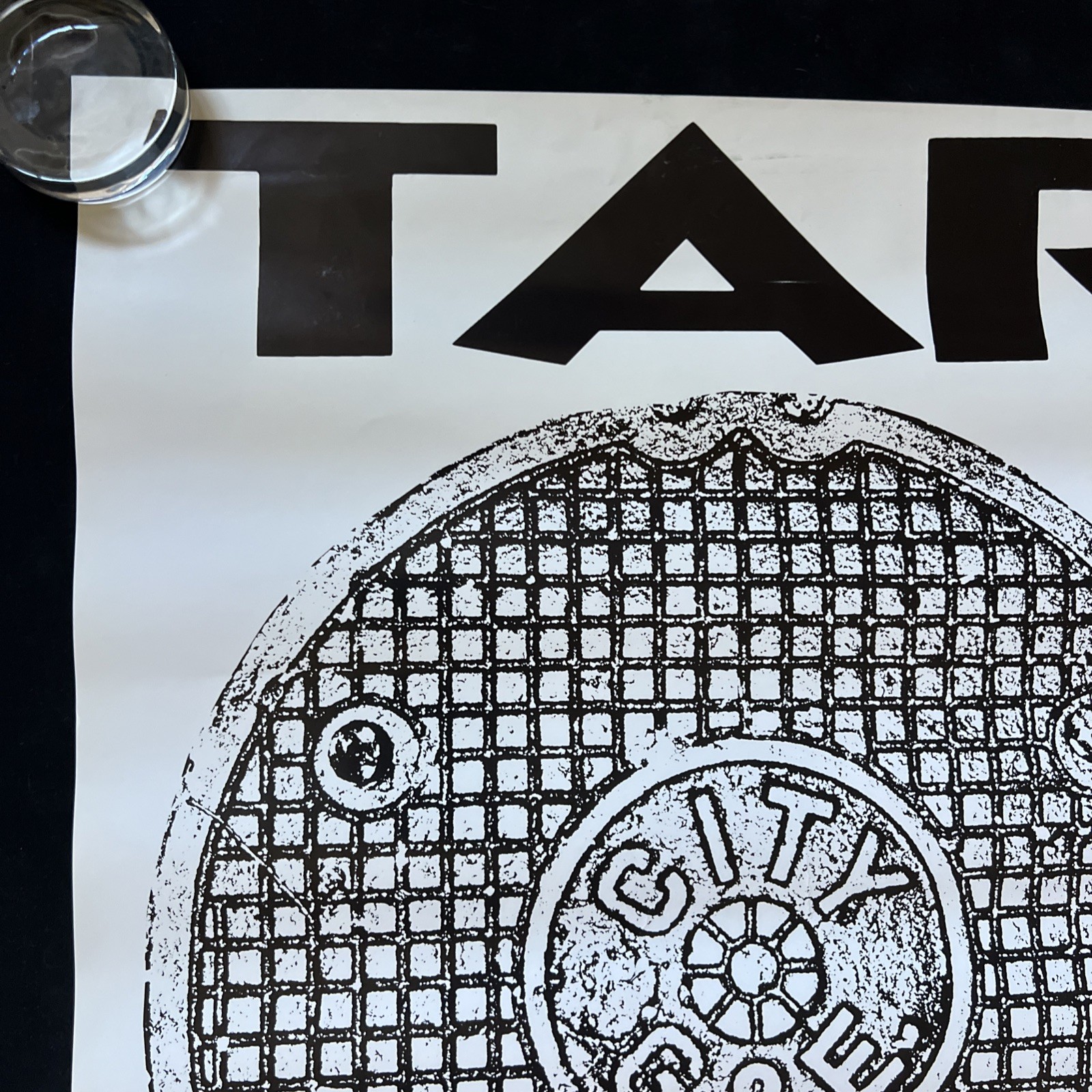 1990 Tar ROUNDHOUSE Poster Amphetamine Reptile Records