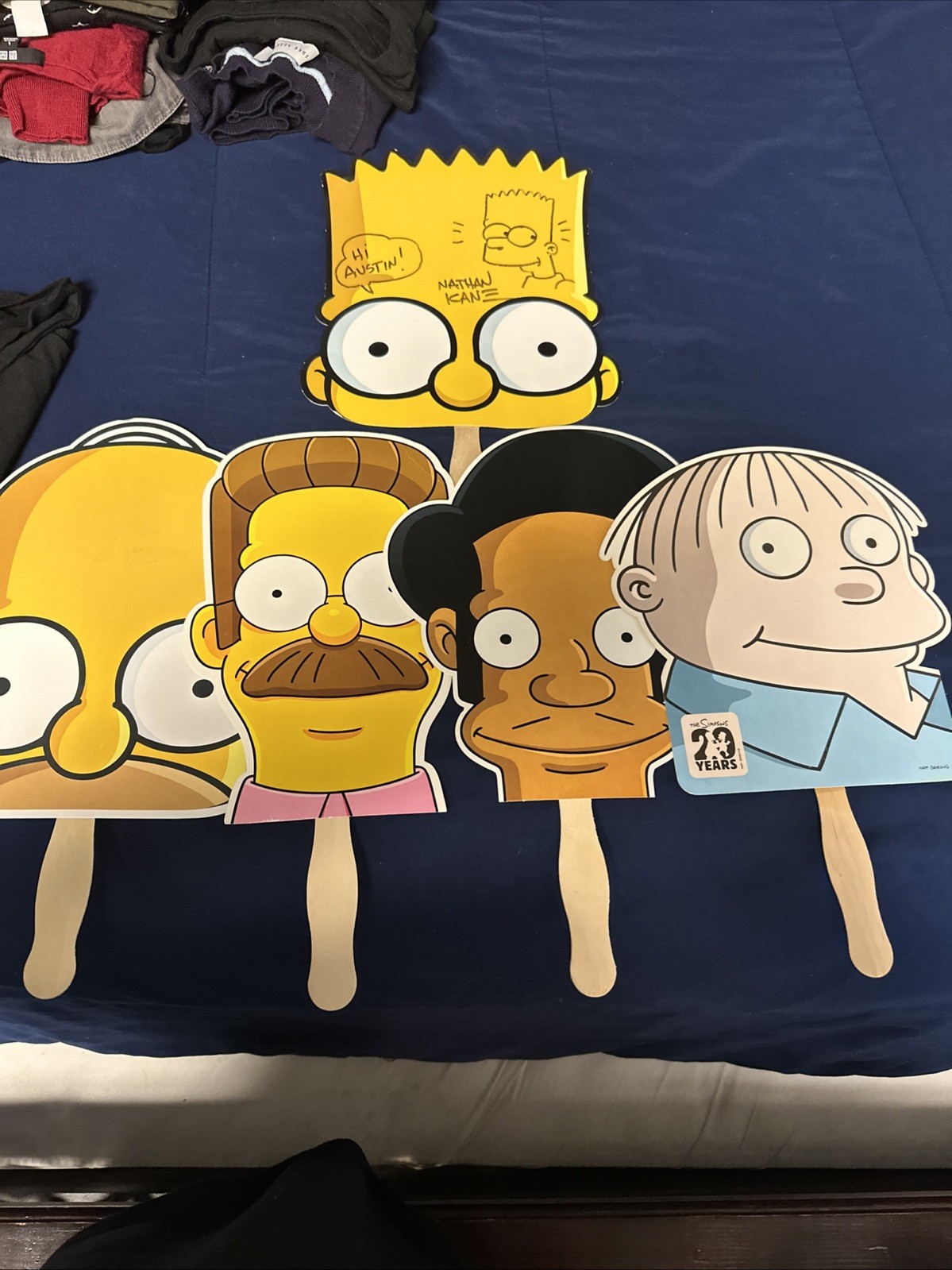 SDCC the simpsons promo fan lot of 5 Nathan Kane sketch bongo Comics OOP Rare