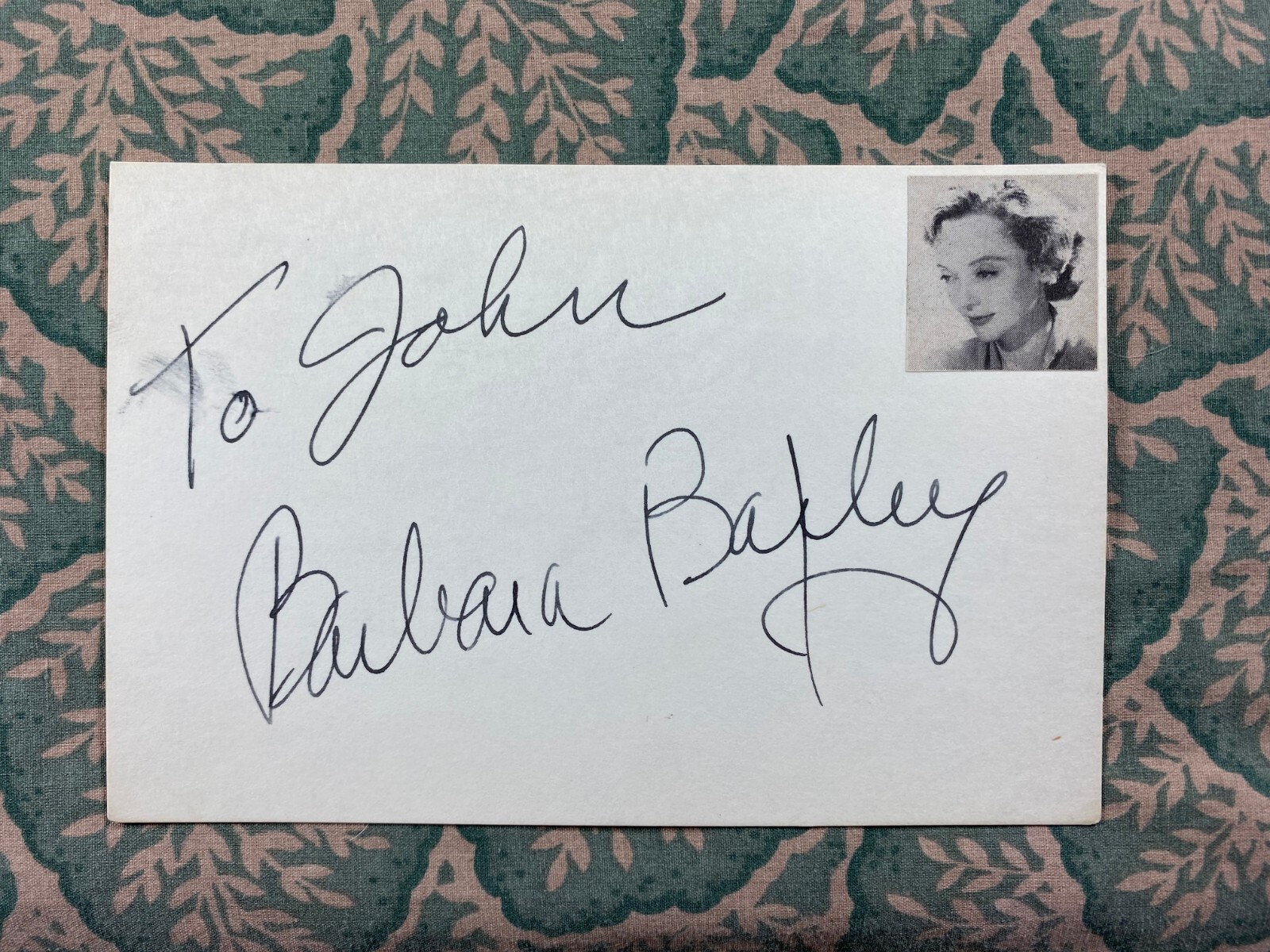 Barbara Baxley – Nashville – The Exorcist III – Sea of Love – Autograph