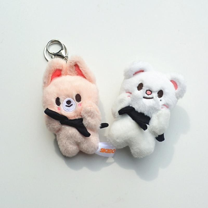 Cute Plush Animal Keychain Soft Stuffed Doll Backpack Bag Charm Gift Toy Pendant