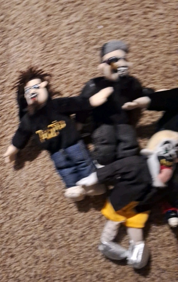 Insane Clown Posse Bean-E-Boyz Snuggable Thugs Ltd. Ed. Collector’s Set Icp Toys