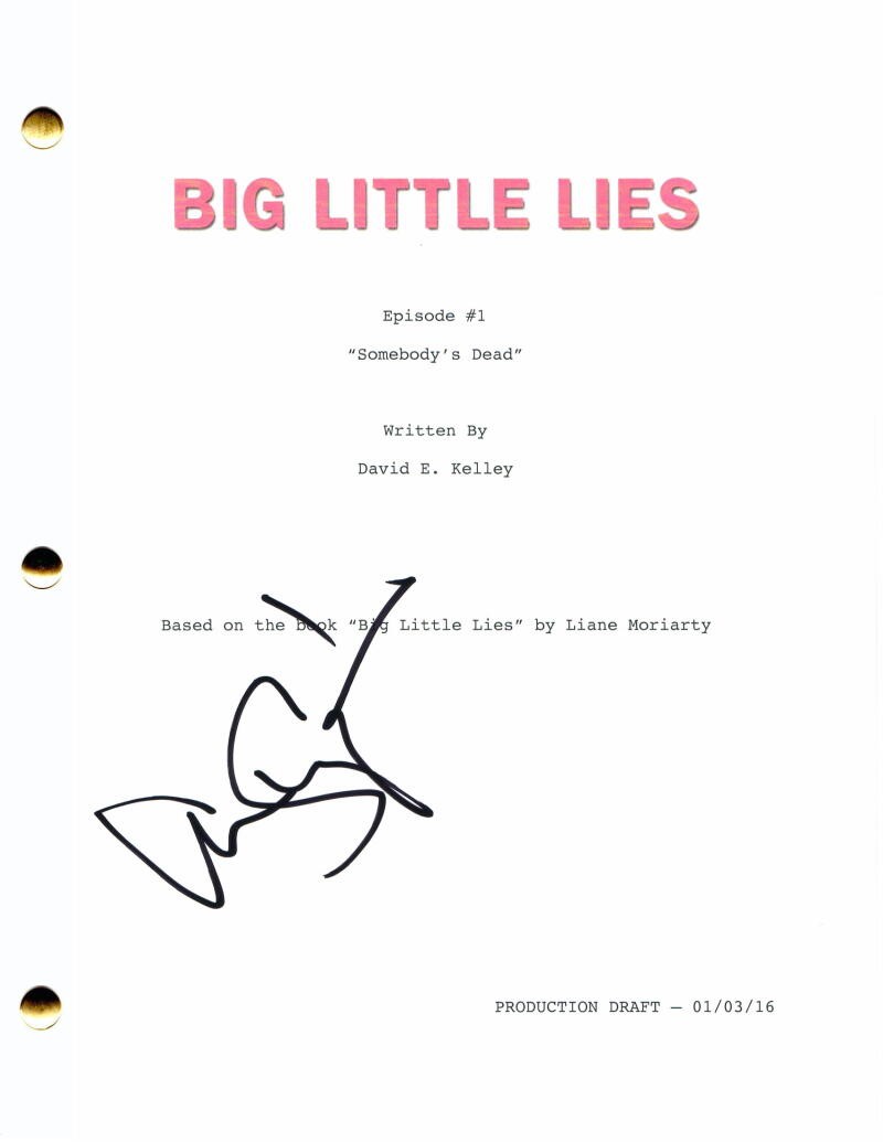 ALEXANDER SKARSGARD SIGNED AUTOGRAPH BIG LITTLE LIES FULL PILOT SCRIPT – RARE!