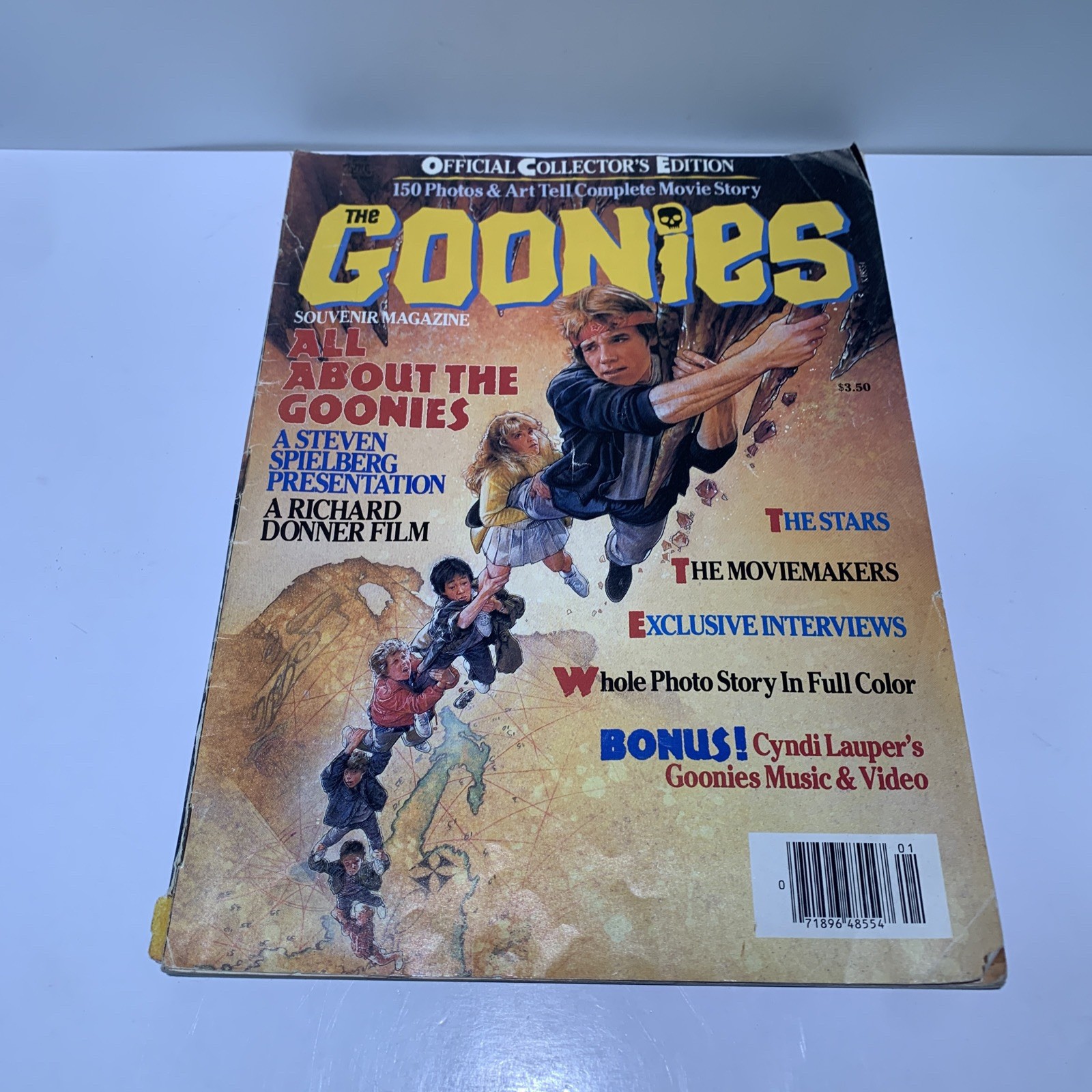 The Goonies Souvenir Magazine Official Collector’s Edition 1985 Used Acceptable