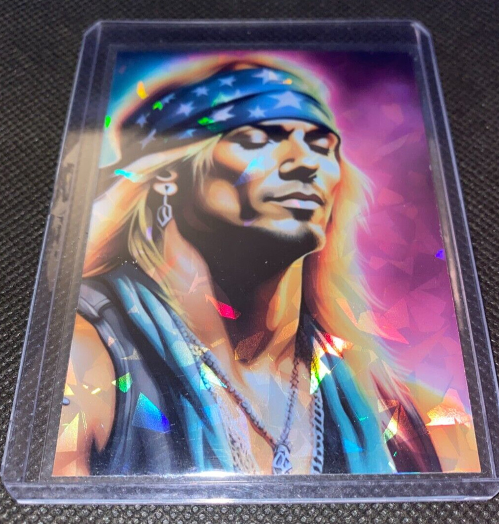Poison Brett Michaels Music Fan Art Collectible Card