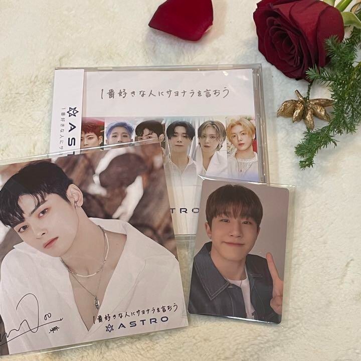 ASTRO Ichiban Suki na Hito ni Sayonara wo Iou Cha Eun Woo FC photo card KPOP