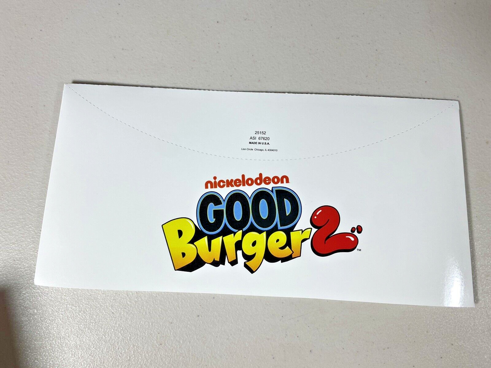 Good Burger 2 Unworn Paper Hat SDCC 2023 Comic Con Promo Exclusive Nickelodeon