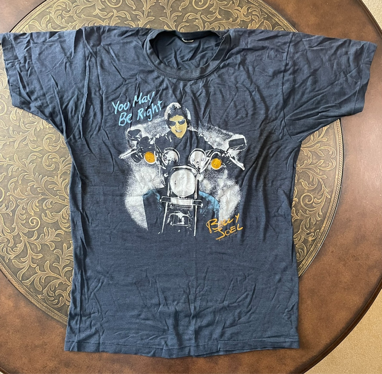 Original Billy Joel Glass Houses Madison Square Garden June 1980 T-Shirt, Large
