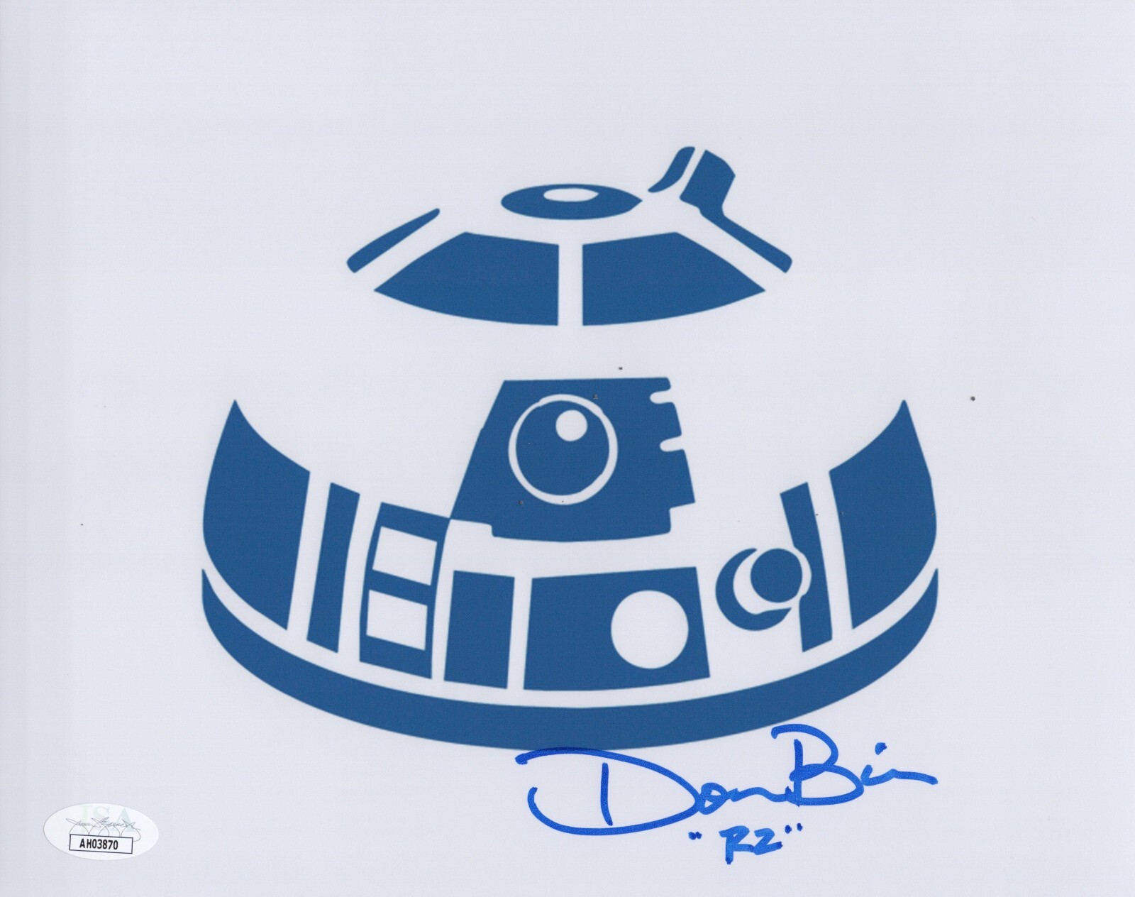 DON BIES Signed STAR WARS 8×10 R2 MODEL MAKER Authentic Autograph Photo JSA COA