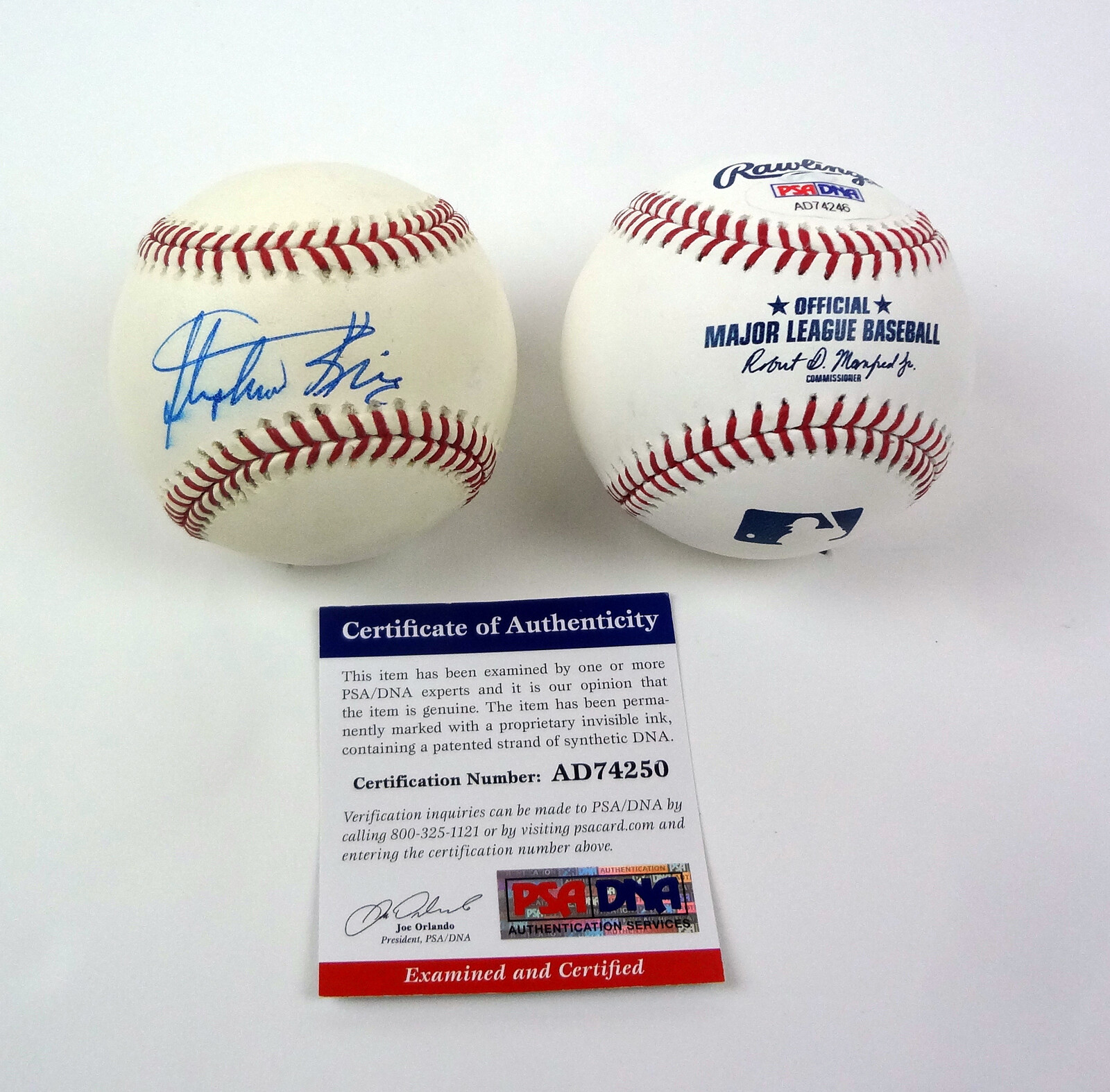 Stephen King Red Sox Legendary Author Signed Autograph MLB Baseball PSA/DNA