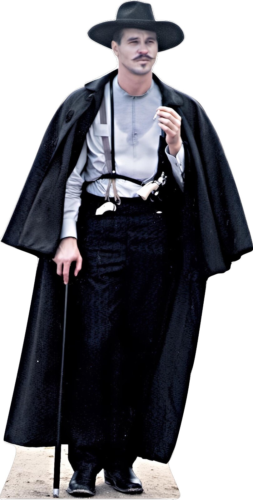 Val Kilmer Tombstone Doc Holliday 75″ Tall Life Size Cardboard Cutout Standee