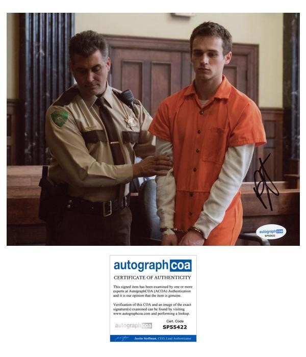 Brandon Flynn “13 Reasons Why” AUTOGRAPH Signed ‘Justin Foley’ 8×10 Photo C ACOA