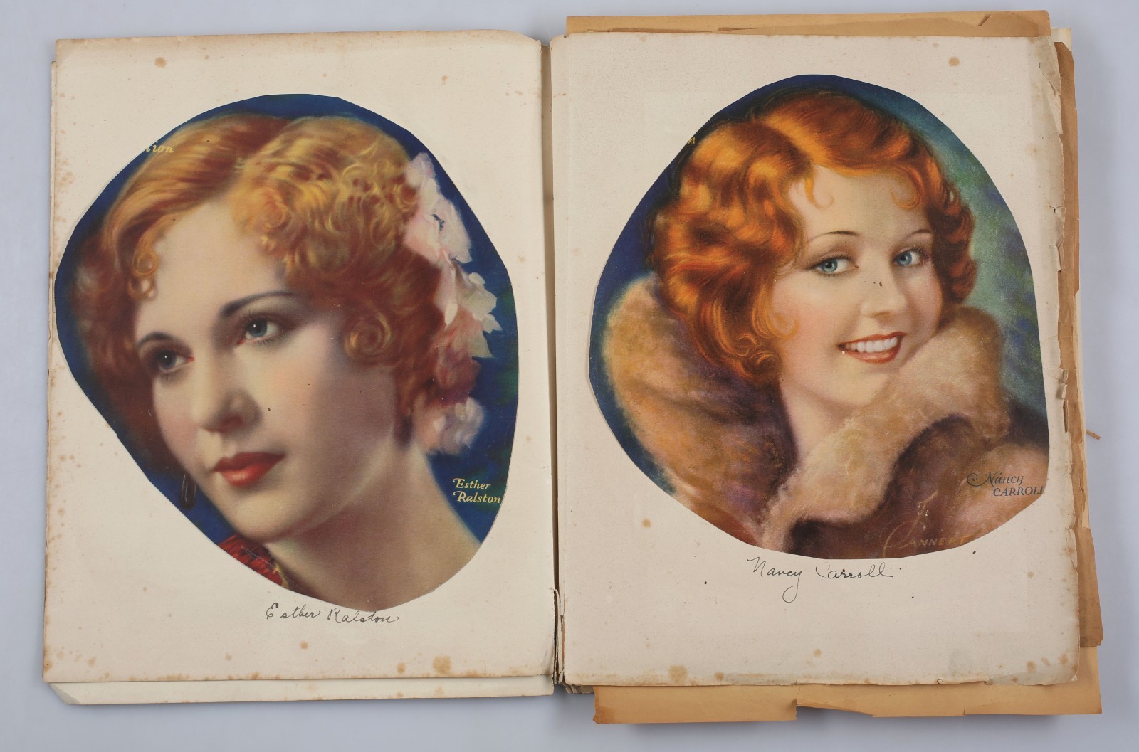 Vintage Silent Movie Scrapbook Mary Astor Clara Bow Charlie Chaplin Bebe Daniels