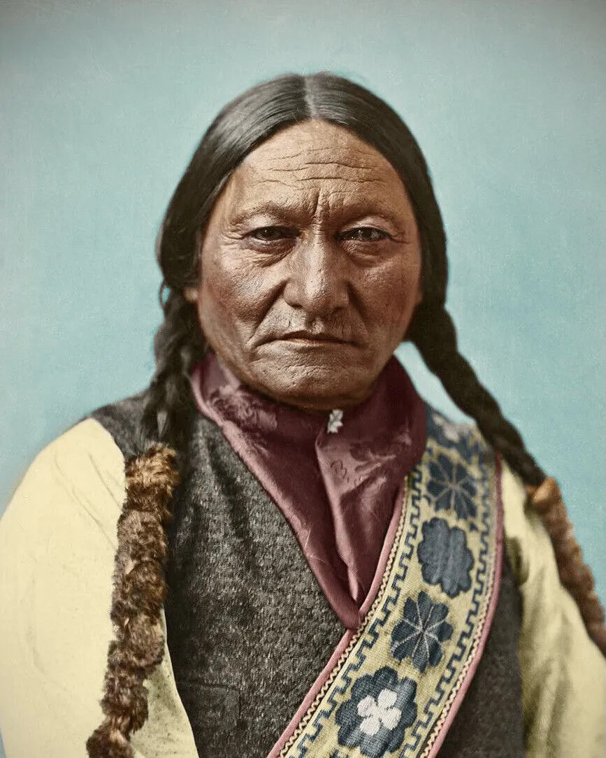 Sitting Bull Portrait 4×6 Picture Celebrity Print