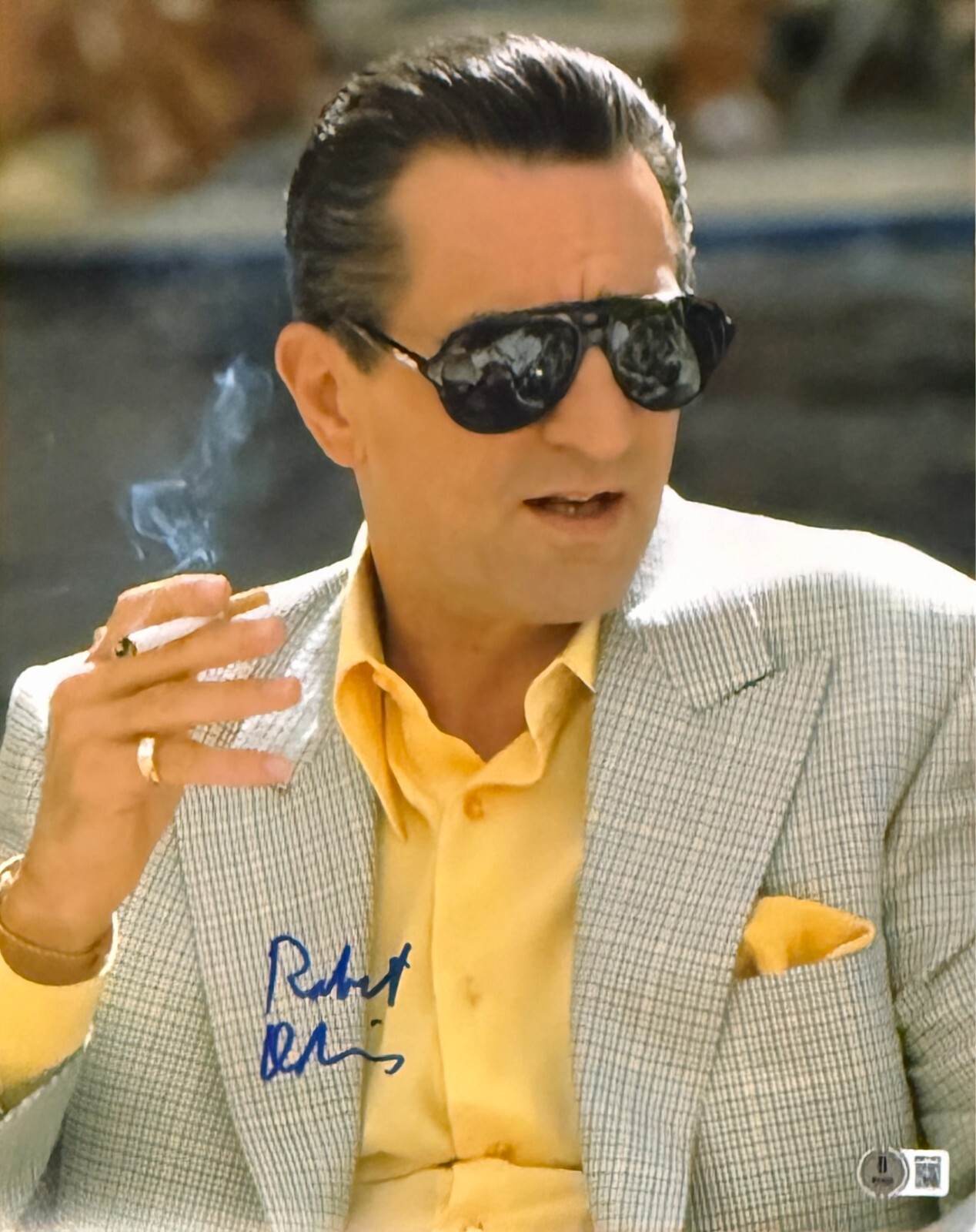 Robert De Niro Autographed 11×14 Casino Photo Beckett BAS Witness NEW Holo
