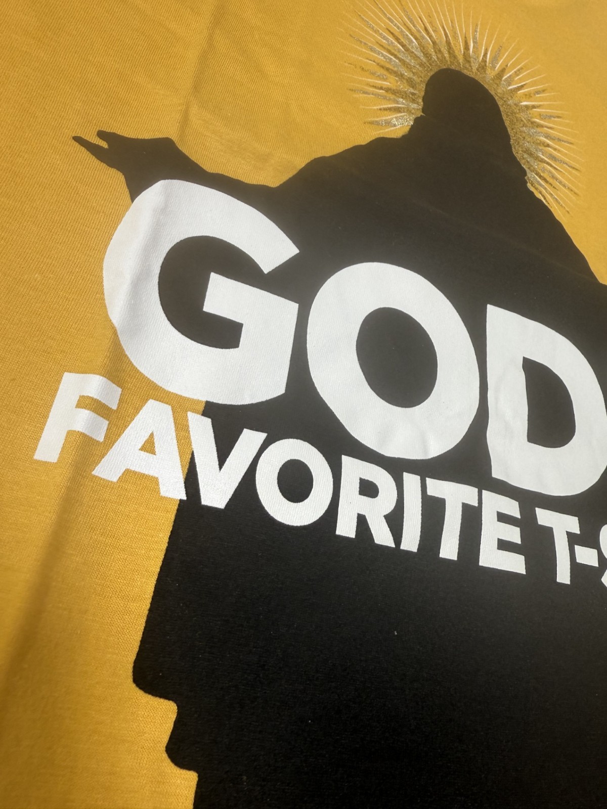 THE BOOK OF MORMON BROADWAY MUSICAL + GODS FAVORITE TEE T-SHIRT + ORIGINAL! NEW!