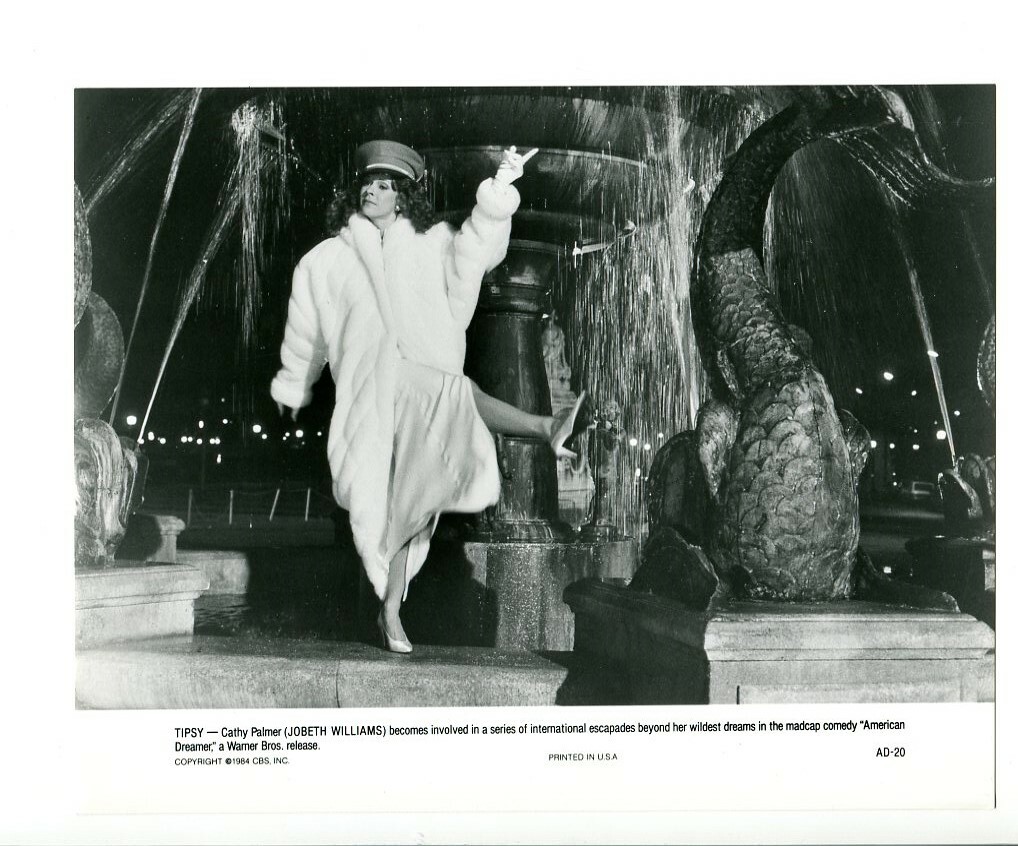 7×9-Still-American Dreamer-JoBeth Williams-Comedy-Crime-Romance-1984-VG